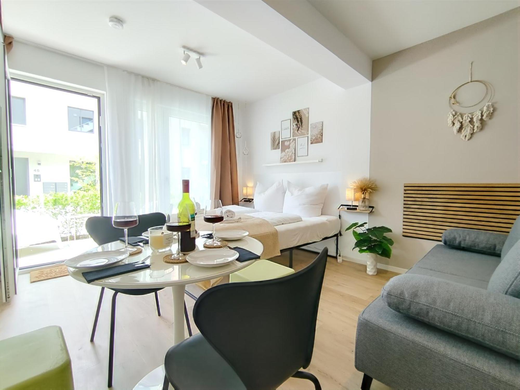 Apartamento Bohotastic Fuer Bis Zu 4, Terrasse, Grill Erlangen