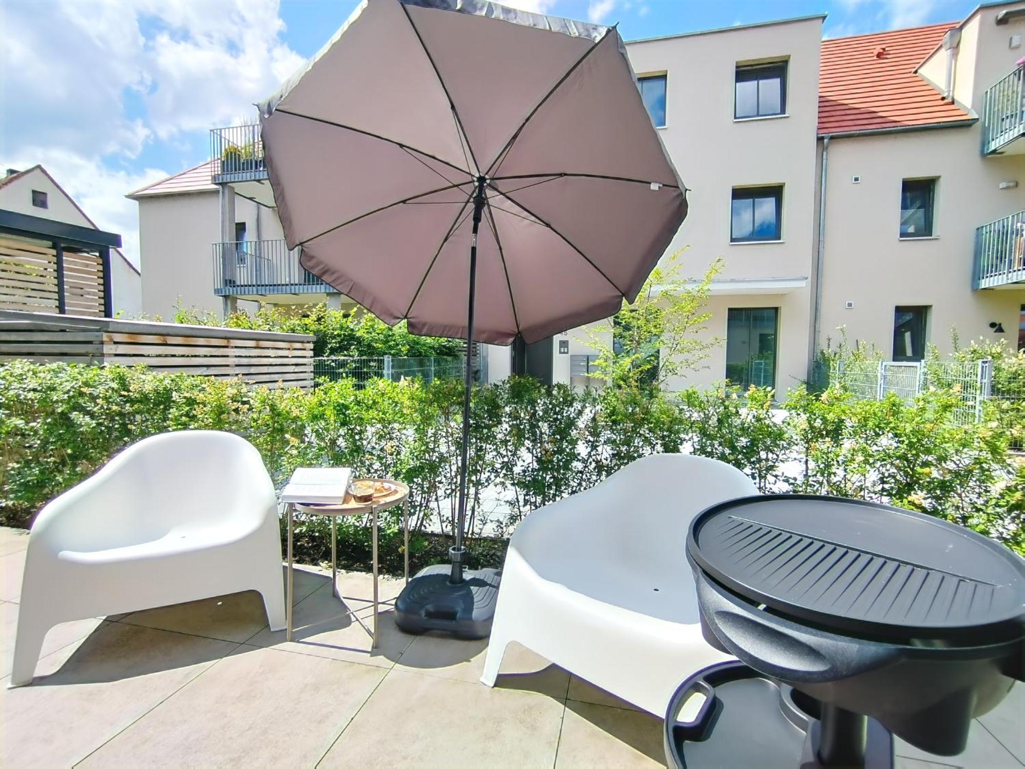 Bohotastic Fuer Bis Zu 4, Terrasse, Grill Apartamento Erlangen